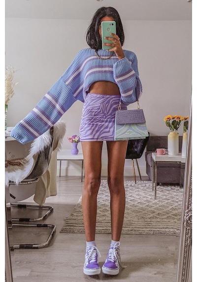 Madmext Mad Girls Lila Kazak Mg1244 - Lila