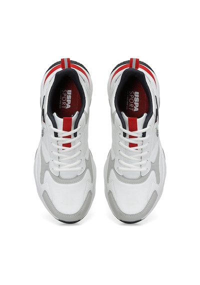 U.s. Polo Assn. Solidar 4pr Cilt Erkek Sneaker Spor Ayakkabı 867800000666 05 Beyaz Beyaz
