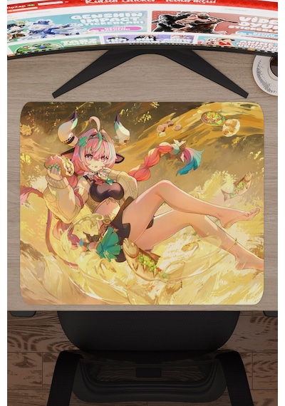 Varesa Genshin Impact Anime Gacha V5 - 48x40 Xl Gaming Mouse Pad Fare Altlığı
