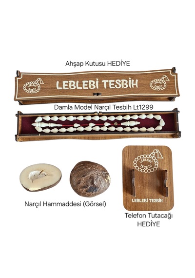 Leblebi Tesbih Mehmet Erbabacan Usta Gözyaşı Damla Model Narçıl Tesbih Lt1299