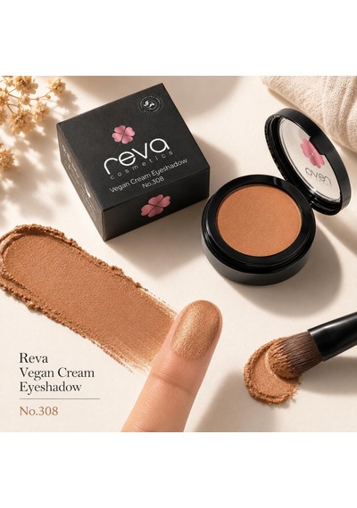 Lexroo Vegan Krem Göz Farı - No. 308 Temiz Içerik, Uzun Süre Kalıcı & Mono Cream Eyeshadow
