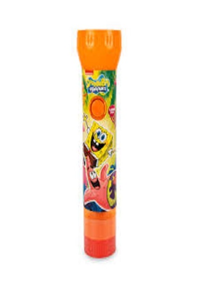 Spongebob Laser Pop Işıklı Çilek Aromalı Lolipop Şeker 1 Adet