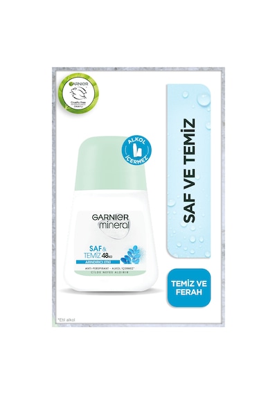 Garnier Mineral Saf&Temiz Antiperspirant Kadın Roll-On 50 ML