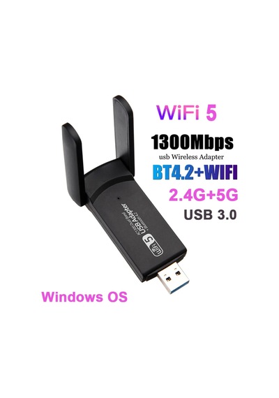 Dual Band Usb 3.0 Adaptör Kablosuz Wifi Alıcı Wireless Adaptör 802.11a/b/g/n/ac,wifi Adapter
