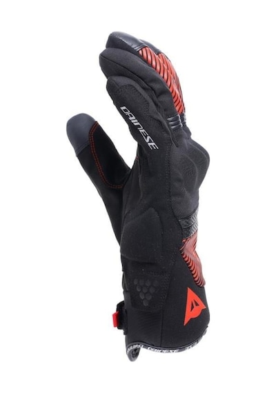 Dainese Daınese Eld/fulmıne D-dry Gloves Black/red Renkli