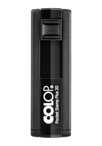 Colop Cep20 Kaşe Siyah Kasa Mavi Keçe - 14x38mm Renksiz