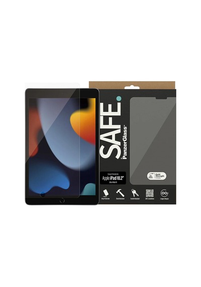 Safe. By Panzerglass Screen Protector Apple İpad 10.2 Ultra Geniş Fit