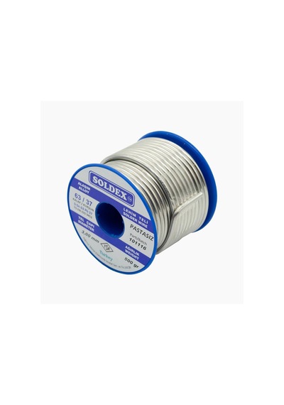 63-37 Pastasız Vitray Lehim Teli 3000 Gr 3 Mm