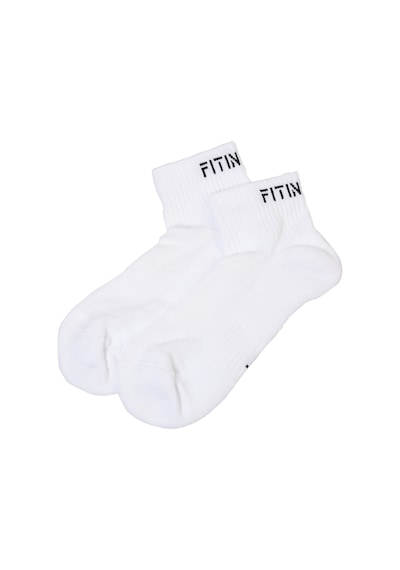 Fitinsane Premium Performance Quarter Beyaz Spor Çorap Beyaz