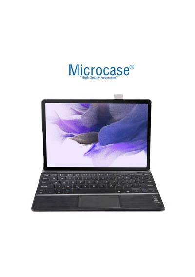 Samsung Uyumlu Tab S7 FE T733 12.4 Bluetooth Touchpad Klavye Kılıf BKK2