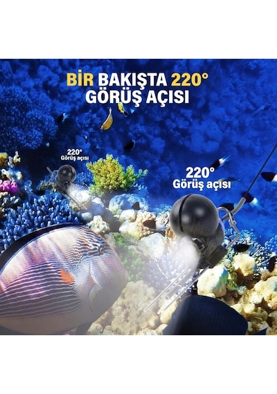 25 Metre Sualtı Balık Tutma Kamerası
