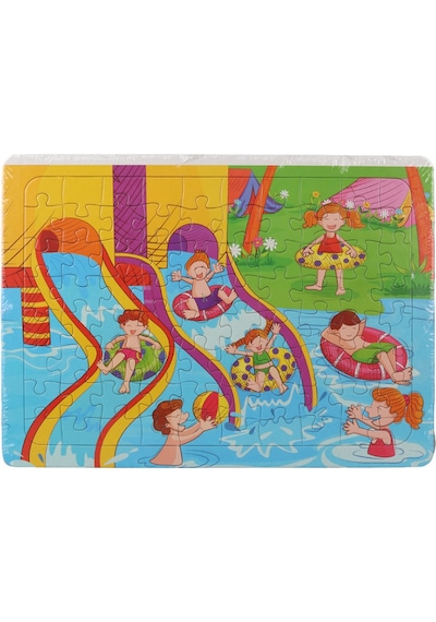 36 Parça Çocuk Puzzle + Boyama Nasrettin Denizde