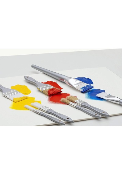 Liquitex 6924001 Basics Fırça, Akrilik Boyalar İçin Sentetik Fırça, Uzun Ömürlü, Sağlam Ve Şeklini Muhafaza Ed