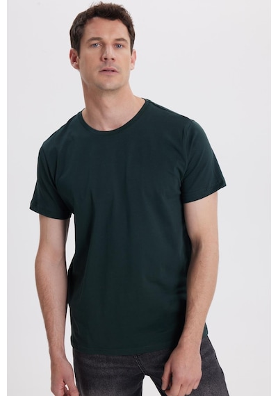 Tudors Erkek Slim Fit Dar Kesim Pamuklu Yumuşak Doku Likralı Esnek Kumaş Basic Koyu Yeşil Bisiklet Yaka Tişört-35714 Koyu Yeşil Tudors Erkek Slim Fit Dar Kesim Pamuklu Yumuşak Doku Likralı Esnek Kumaş Basic Koyu Yeşil Bisiklet Yaka Tişört-35714 Koyu Yeşil