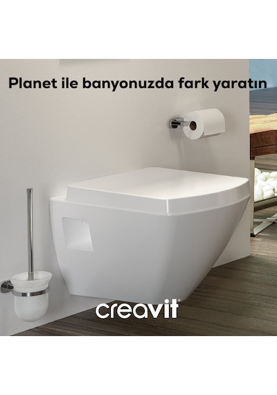 Creavit PL18807 Planet Tekli Tuvalet  Kağıtlığı