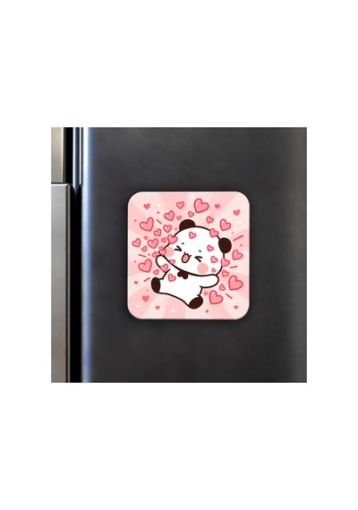 Dudu Bubu Fincan + Magnet + Bardak Altlığı Pembe Pembe
