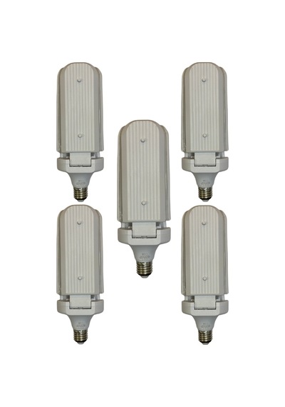 5 Adet Sorti 30w 270w Beyaz Işık E27 Duylu Kalın Duy Led Pervane Ampul