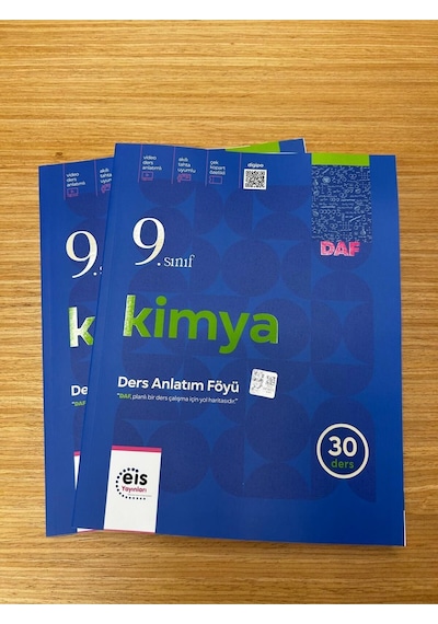 Eis 9. Sınıf Kimya Daf Ders Anlatım Föyleri 2025 Güncel Müfredat