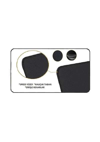 Azemax 3mm 90x40 Oyuncu Mouse Pad Gta Desenli Speed Yüzey