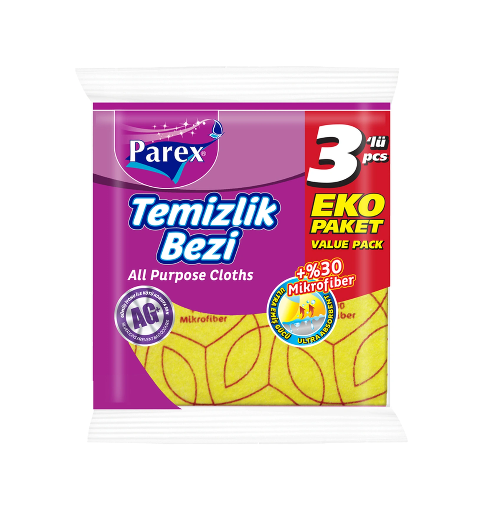 %30 Mf Temizlik Bezi 3'lü Diğer