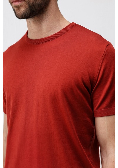 Antioch Comfort Slim Triko T-shirt Kırmızı