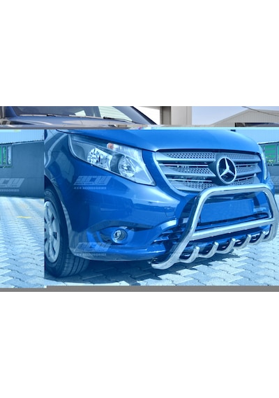 Fıat Ducato 2007-2013 Ön Koruma Demir Paslanmaz Çelik Krom
