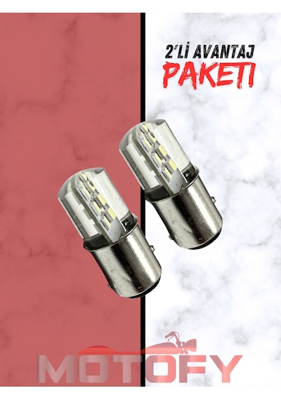 Led Stop Arka Fren Ampülü Ultra Parlak Beyaz 2 Adet
