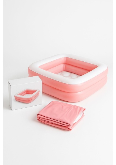 Yaz Serinliği Kare Çocuk Havuzu 86x25 Pembe