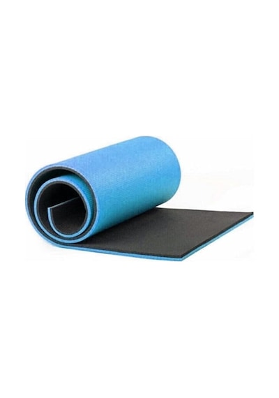 Slipt Çift Taraflı Yoga Minderi Ve Spor Matı, 180x61 Cm, 10mm, Mavi Diğer