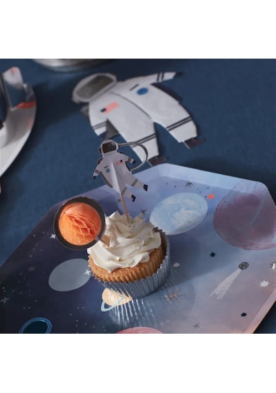 Meri Meri - Space Cupcake Kit - Uzay Cupcake Kiti -24lü