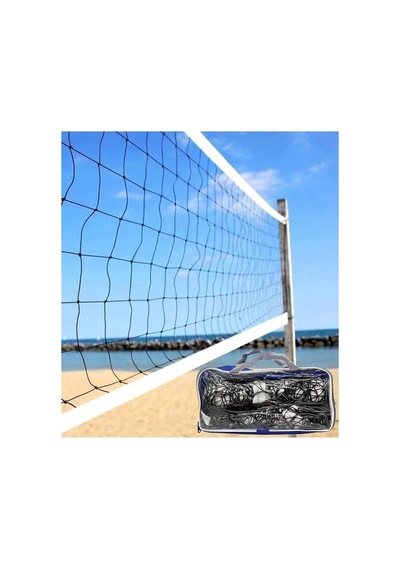 9.5 Metre Taşınabilir Pratik Ve Profesyonel Voleybol Filesi Beach&okul&sahil&otel Tipi Voleybol Ağı
