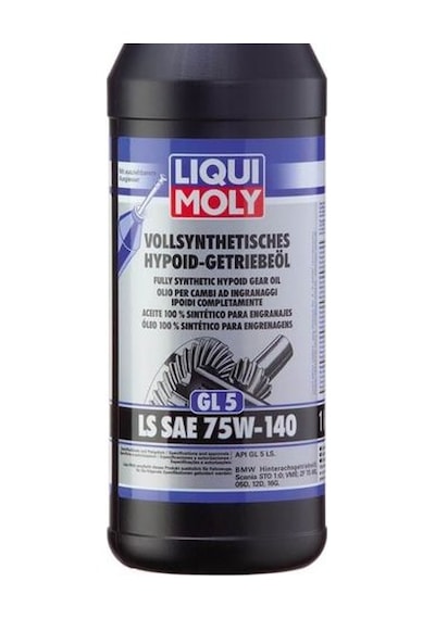 Lıquı Moly Tam Sentetik Hypoid Dişli Yağı Gl5 Ls Sae 75w140 44