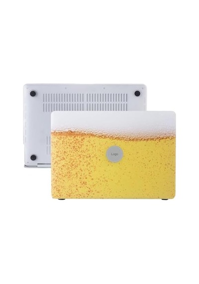 Macbook Pro 13 Baskılı Kılıf A1706 A1708 A1989 A2159 A2251 A2289 A2338 M1 M2 Uyumlu Sert Kılıf İnce Hafif Koruyucu Kapak Sarı