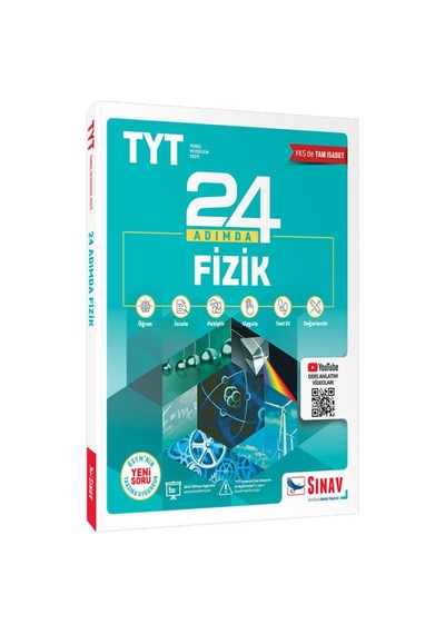 TYT Fizik 24 Adımda Konu Anlatımlı Soru Bankası - Sınav Yayınları