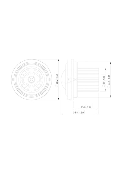Lavoce Tn100.70 Dome Tweeter
