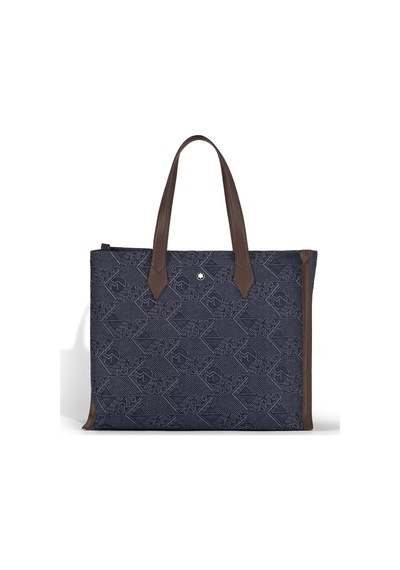 Montblanc 4810 Denim El Çantası 221588 Mavi