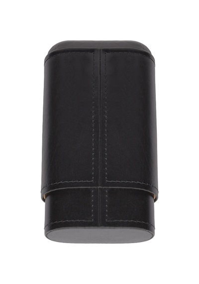 Zippo Siyah İçi Sedir Üçlü Deri Puro Kılıfı