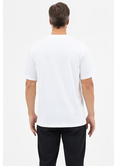 Goffra Erkek Vision Premium Kalite Yoğun Dokulu Pamuklu T-shirt Beyaz M101-r0220-01 Beyaz