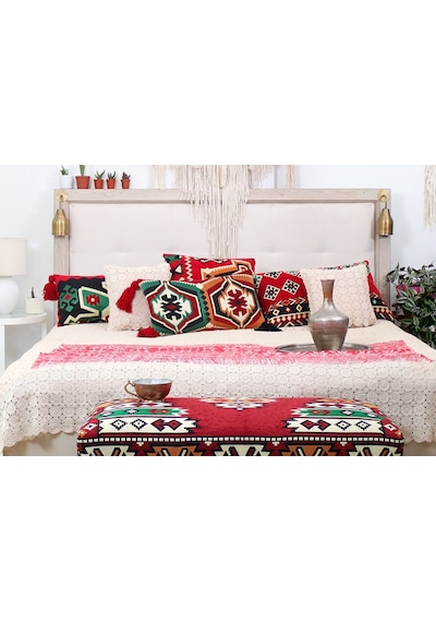 Lorence Home / Esmeli Kilim Şeker Kırlent - Frigya