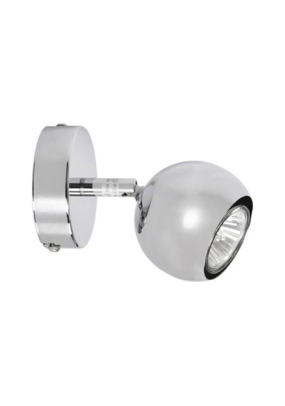 Mylights Krom Spot Tekli Kure Gun Isıgı Ampullu Hareketli Duvar Aplik Gece Lambası Okuma Lambası Led Aplik SİYAH  İÇİ SİYAH
