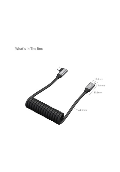 Smallrig - 5730 Sarmal 240w Type-c Data Kablosu