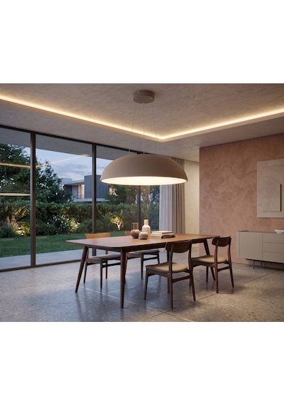 Cata Ct 8640 Zen Led Sarkıt Armatür 3 Renkli Kumandalı Bej