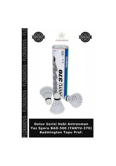 Delux Serisi Hobi Antrenman Yaz Sporu Bad-500 Yanyu-370 Badmington Topu Prof.