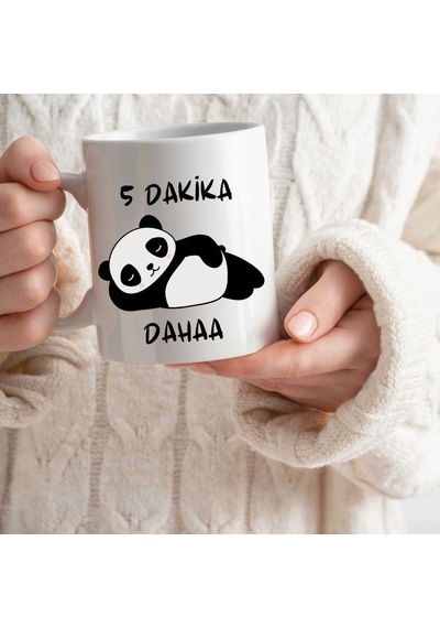 5 Dakika Daha Tasarımlı Kupa Bardak Saydam