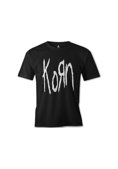 Korn - Logo Siyah Erkek Tshirt