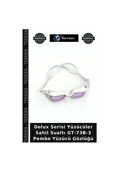 Delux Serisi Yüzücüler Sahil Sualtı Gt-73b-3 Pembe Yüzücü Gözlüğü