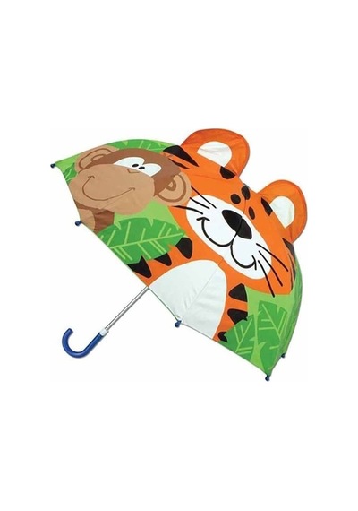 Pinkstep Çocuk Şemsiye Yeşil Monkey