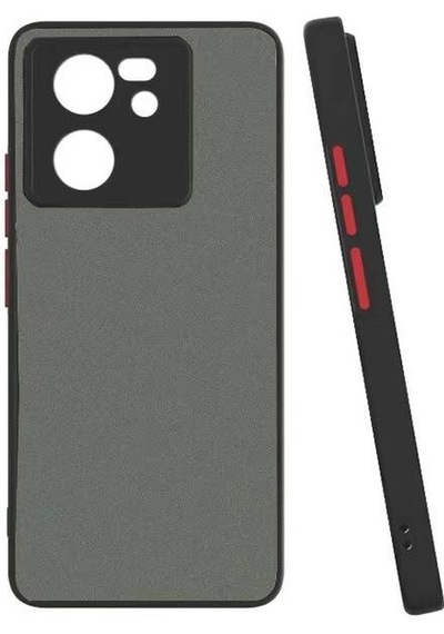 Xiaomi Mi 13t Kılıf Hux Düğme Ve Kapak Zıt Renk Kılıf