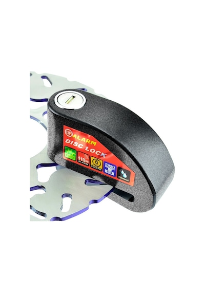 Motosiklet Alarmlı Disk Kilidi 110 Db + Hatırlatma Kablosu  529772994 - Siyah