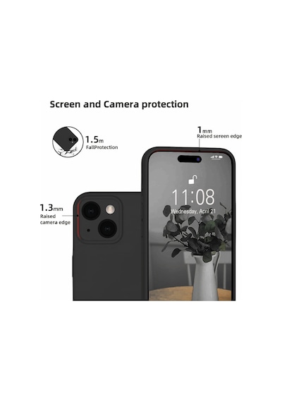 Apple Uyumlu iPhone 13 14 Kılıf First Premiums Silikon Kapak Lacivert
